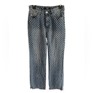 Jaded London Blue Slouchy Fit Distressed Jeans